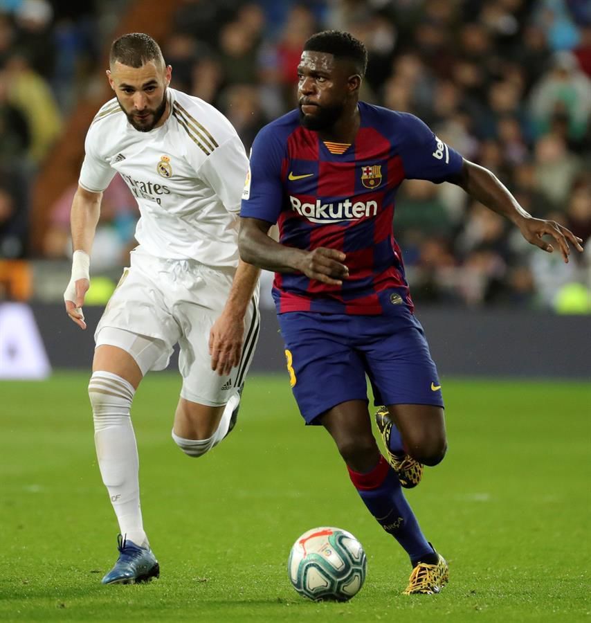 Real Madrid le gano por 2 a 0 al Barcelona y quedó líder del campeonato español
