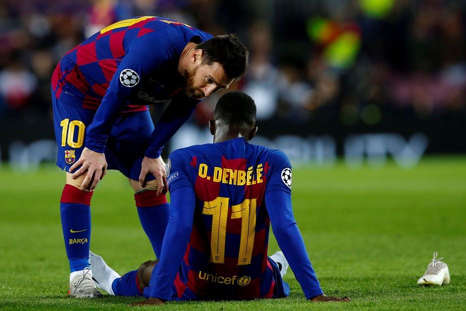 Barcelona: Operaron a Ousmane Dembélé, quien estará seis meses sin jugar